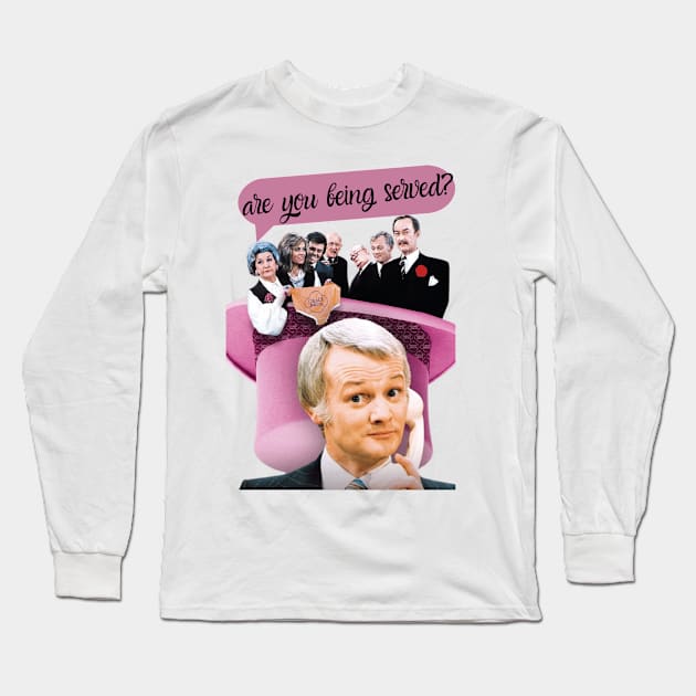 are you being served? Long Sleeve T-Shirt by smailyd